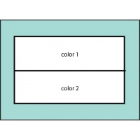 F1730 Two Color Horizontal Drivewaver Flag