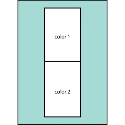 Two Color Horizontal Ready Pole Flag