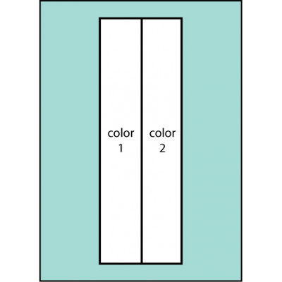Two Color Vertical Ready Pole  Flag