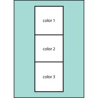F110 Three Color Horizontal Drape Flag