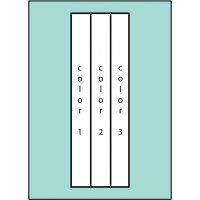 F111 Three Color Vertical Drape Flags
