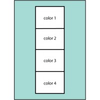F132 Four Color Drape Flag