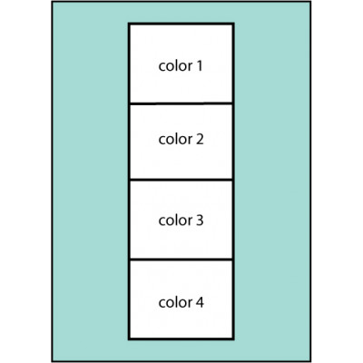 F132 Four Color Drape Flag