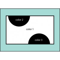 F152 Three Color Two Dot Flag