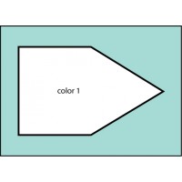 F1755 One Color Point DriveWaver Flag