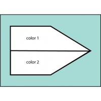F1760 Two Color Point DriveWaver Flag