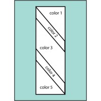Double Diagonal Ready Pole  Flag