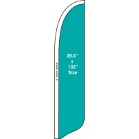 28 in. x 132 in. Custom Sunblade Flag