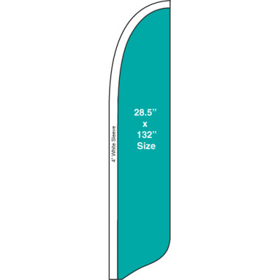 28 in. x 132 in. Custom Sunblade Flag
