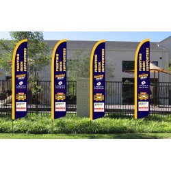 24 in. x 97 in. Custom Sunblade Flag