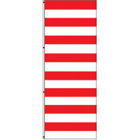 Red and White Stripe Flag