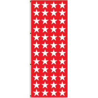 Red with White Stars Flag