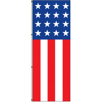 Vertical Stars and Stripes Flag