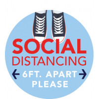 Social Distancing Floor Graphic 2
