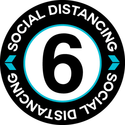 Social Distancing Floor Graphic 4