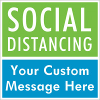 Custom Social Distancing Floor Graphic 