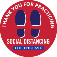 Social Distancing Floor Graphic 6