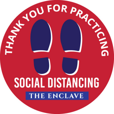 Social Distancing Floor Graphic 6