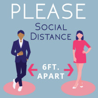 Social Distancing Floor Graphic 5