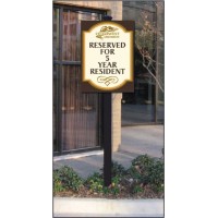 Deluxe Single Aluminum Post