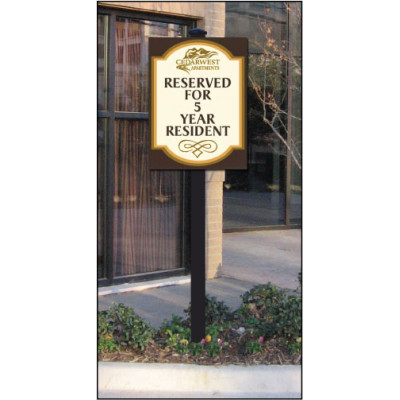 Deluxe Single Aluminum Post