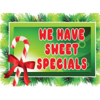 Candy Cane Sign