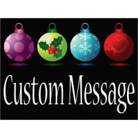 Happy Christmas Ball Sign