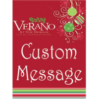 Festive Holiday Stripe Sign