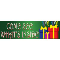 Come See Whats Inside Banner