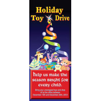 Trees and Toys Display Banner