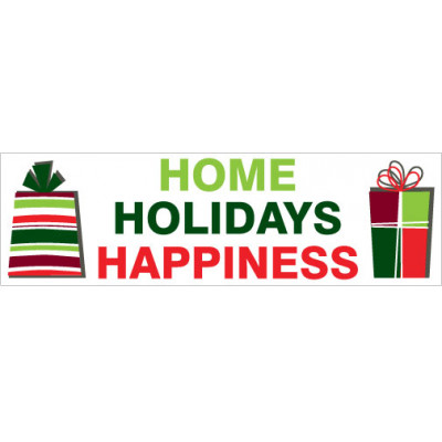 Home Holiday Happiness Banner