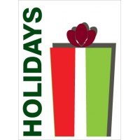 Holiday Present Sign