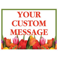 Bouquet Custom Horizontal Sign