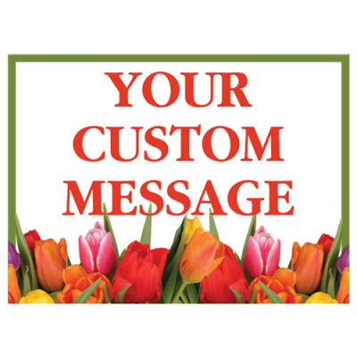 Bouquet Custom Horizontal Sign