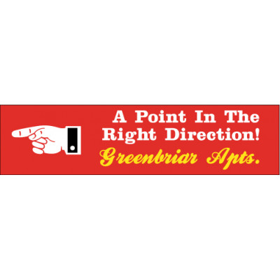 Point Direction Banner