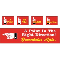 Point Direction Banner