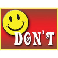 Be Happy Don't Sign