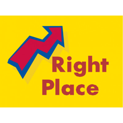 Arrow Right Place Sign