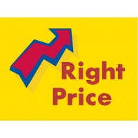 Arrow Right Price Sign