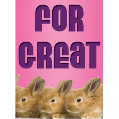 Spring Bunny Pink Sign