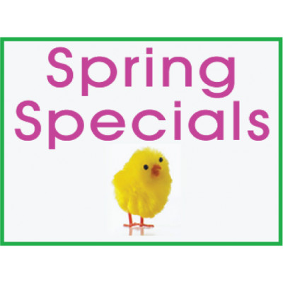 Spring Specials Sign