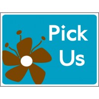 Blue Great Blooms Sign