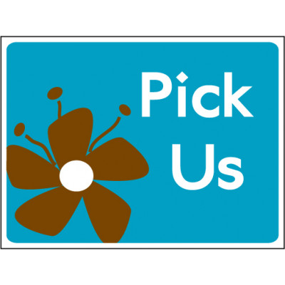 Blue Great Blooms Sign
