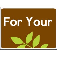 Brown Great Blooms Sign
