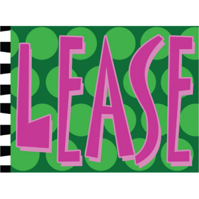 Lease Square Peg Sign