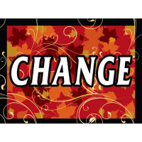 Subtle Breeze Change Sign