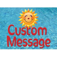 Splash In Custom Sign
