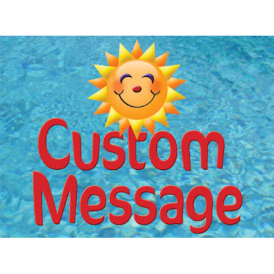 Splash In Custom Sign