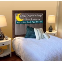 Graphic Headboard Frame