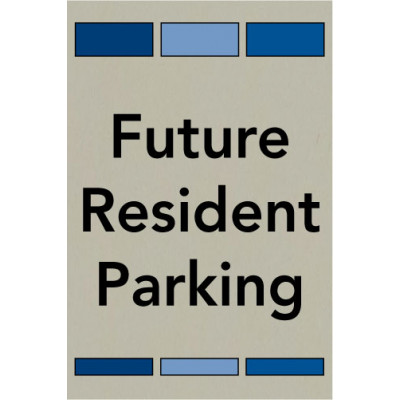 Cutting Edge Blue Tones Sign